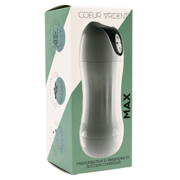 MAX – Masturbateur à Vibrations & Succion Contrôlée USB
